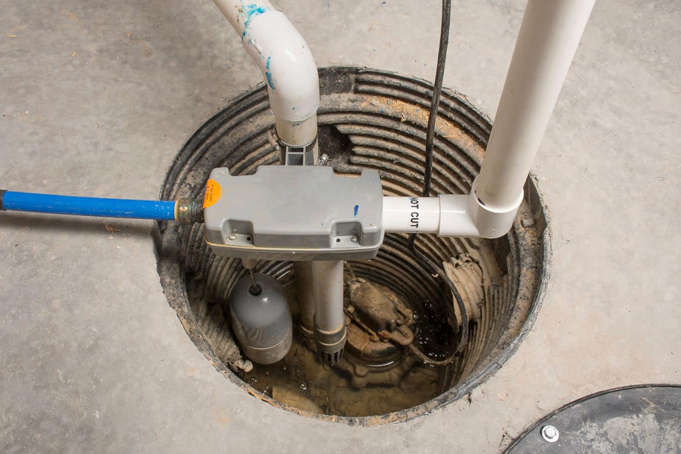 Sump Pumps in Lockport basement